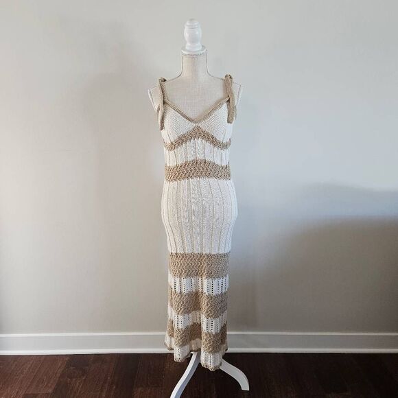 Ramy Brook Birdie Midi Knit Dress Size Medium - Picture 1 of 7